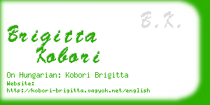 brigitta kobori business card